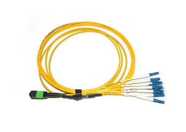 Chine Norme optique jaune de Telcordia de noyaux de la corde de correction de fibre de Mtp-Sc de Mpo d'évasion 8 fournisseur