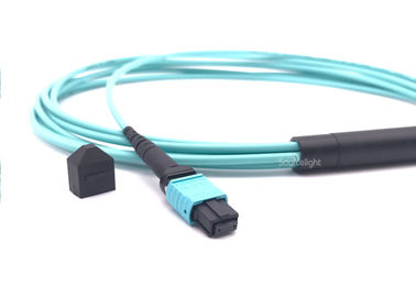 Chine Fibre de 12 fibres Mpo optique au pullover RPA IL 0.3db de câble de correction de Mpo fournisseur
