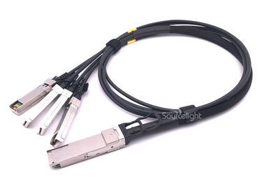 Chine Câble direct d'attache de Qsfp au câble cuivre passif de 10g 4sfp 30awg 28awg pour Data Center fournisseur