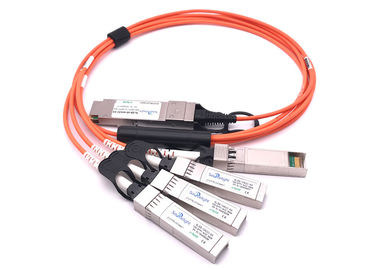 Chine 25,78 Gbps/CH 100G QSFP28 DAC à la certification de FCC de câble d'évasion de 4x 25g Sfp28 Qsfp28 fournisseur