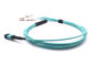 Mpo à l'Aqua de corde de correction de Mpo Mtp de noyaux de Mpo Om3 Om4 72 ou à la fibre pourpre de Corning de câble fournisseur