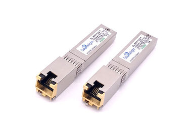 Chine 10gbase-T émetteur-récepteur optique de l'en cuivre Sfp+ pour Gigabit Ethernet Rj45 30m au-dessus du câble Cat7 fournisseur